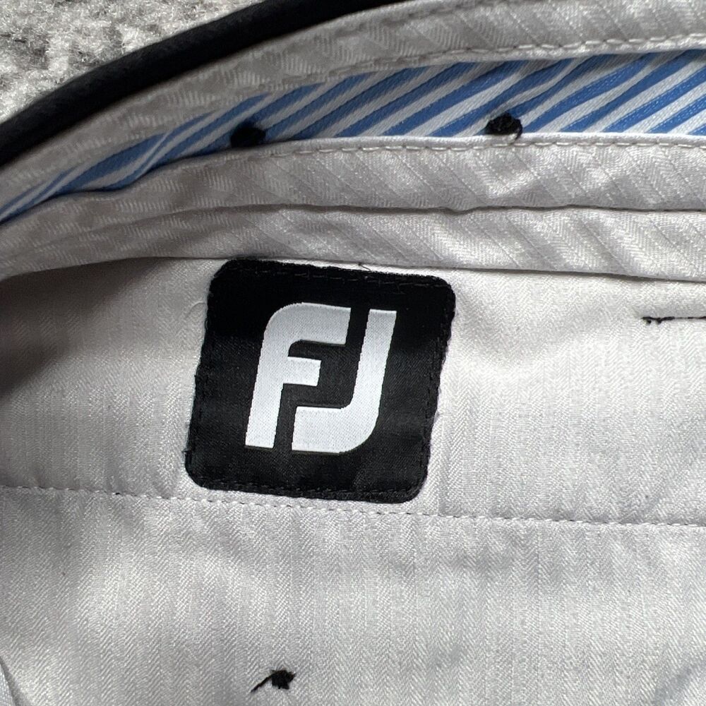 FootJoy FJ Golf Shorts Men's 32 Performance Chino Black 9" Inseam Classic Sports - Picture 3 of 9